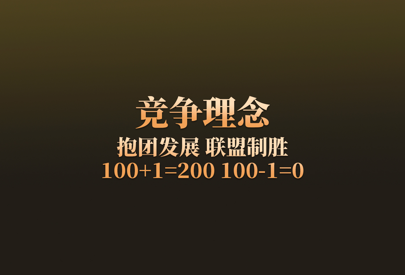 竞争理念